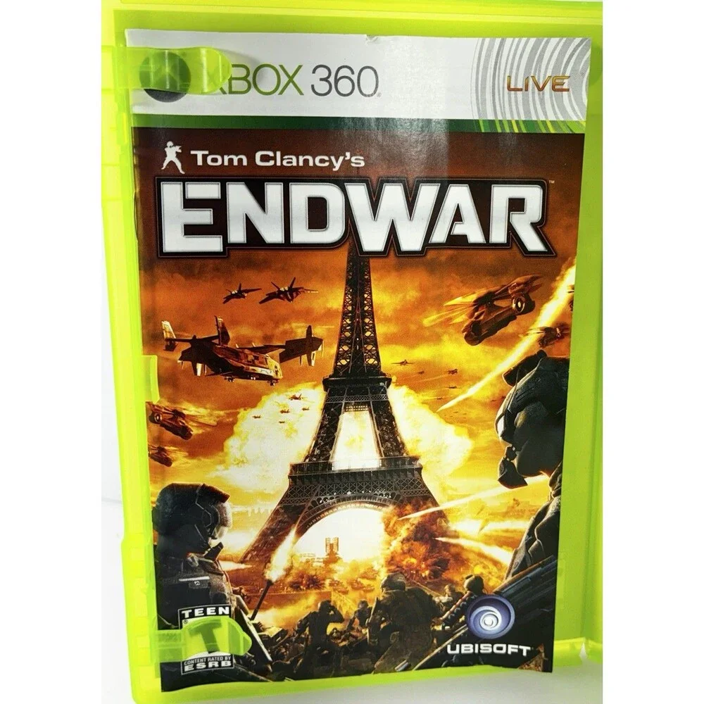 Tom Clancy's End War Microsoft Xbox 360 Ubisoft 2008 Complete with Manual Tested
